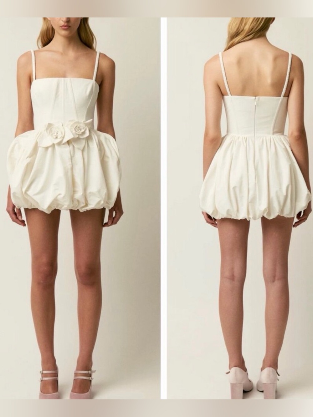 AKNVAS Anais Dress in White